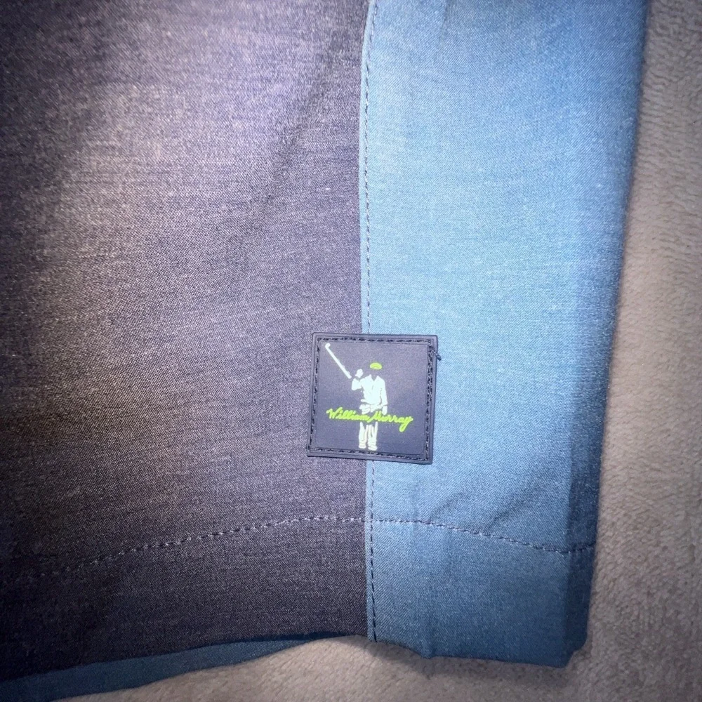 William Murray Shorts Men 32 Adult Blue Green Swimwear Color Block Golf‎ Golfer